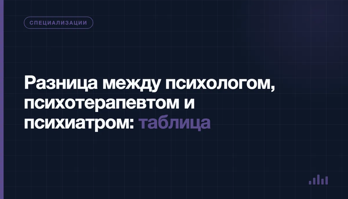 Кабинет, где принимают психолог, психотерапевт и психиатр